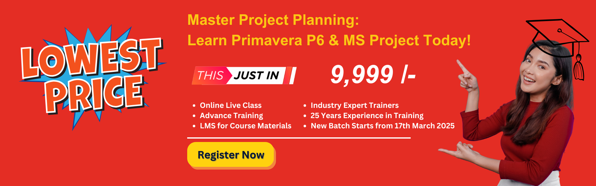 Copy of Level Up Your Skills with Our Biggest Scholarship Offers! Primavera & MSP